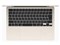 Apple MacBook Air Liquid Retinaディスプレイ 13.6 MLY13J/A [スターライト] 商品画像2：デジスタイル