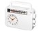 アイワ【aiwa】アナログ時計付きホームラジオ ホワイト FR-AA50W★【家庭用電源と乾電池に対応】 商品画像1：家電のSAKURAchacha