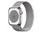 Apple Watch Series 8 GPS+Cellularモデル 41mm MNJ83J/A [シルバーステンレススチールケース/シルバーミラネーゼループ] 商品画像1：アークマーケット