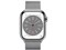 Apple Watch Series 8 GPS+Cellularモデル 41mm MNJ83J/A [シルバーステンレススチールケース/シルバーミラネーゼループ] 商品画像2：アークマーケットPLUS