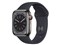 Apple Watch Series 8 GPS+Cellularモデル 41mm MNJJ3J/A [グラファイトステンレススチールケース/ミッドナイトスポーツバンド] 商品画像1：アークマーケット