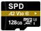マイクロSDカード 128GB microSDXC SPD Nintendo Switch 動作確認済 R:100MB/s W:80MB/s UHS-I U3 V30 4K動画録画 アプリ最適化 Rated A2対応 CLASS10 商品画像1：spdonline