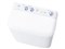 ハイアール 5.5kg二層式洗濯機 JW-W55G-W シンプル 洗濯 脱水 家事 白 ホワイト 新生活 一人暮らし ギフト プレゼント 商品画像1：リコメン堂