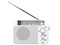 アイワ【aiwa】ホームラジオ ホワイト 電池長持ち長寿命設計 AR-A20W★【家庭用電源と乾電池の2電源対応 防災】 商品画像2：家電のSAKURAchacha