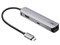 USB Type-Cマルチ変換アダプタ(HDMI＋LAN付・ケーブル15cm) USB-3TCHLP7S 【ネコパケ配送制限3点まで】 商品画像1：秋葉Direct