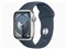 Apple Watch Series 9 GPSモデル 41mm MR913J/A [シルバー/ストームブルースポーツバンド M/L] 商品画像1：デジタルランド