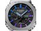 カシオ【国内正規品】CASIO G-SHOCK ソーラー アナログデジタル腕時計 FULL METAL フルメタルシリーズ GM-B2100PC-1AJF【シルバー×パープルブルー】 商品画像7：SAKURA MOMO