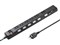 TAP-B108UC-2BK (ブラック) 節電タップ（2P・6個口・2m） 商品画像1：eONE