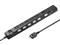 TAP-B108UC-3BK (ブラック) 節電タップ（2P・6個口・3m） 商品画像1：eONE