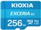 KIOXIA キオクシア EXCERIA G2 microSDXC 256GB Class10 UHS-I U3 A1 V30 LMEX2L256GG2【ネコポス便配送制限10点まで】 商品画像1：秋葉Direct