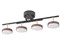 オーム電機 LT-YLS4RC-K LED4灯シーリングライト  ダークブラウン 商品画像1：GBFT Online