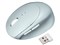MA-EWBBS522BL (ブルー) 静音ワイヤレス コンボ 小型エルゴノミクスマウス (充電式・5ボタン) 商品画像1：eONE