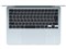 MacBook Air 13.6インチ Liquid Retinaディスプレイ MC6U4J/A [スカイブルー] 商品画像4：オーケー商会オンラインショップ