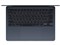 MacBook Air 13.6インチ Liquid Retinaディスプレイ MW133J/A ミッドナイト Apple M4チップ 10コア メモリ容量：16GB SSD：512GB 商品画像4：アキバ流通Kaago店