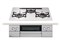 ガスコンロ パロマ PD-829WS-U60CV LP ガス コンロ パロマ PD-829WS-60CV-LP ティアラシルバー WITHNA (ウィズナ) ビルトインガスコンロ (プロパンガス用・3口・左右強火タイプ・幅60cm) 商品画像1：アサヒデンキPLUS