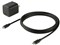 ACA-PD109SETBK USB PD対応キューブ型AC充電器 (PD45W Type-Cケーブル付属) 商品画像1：eONE