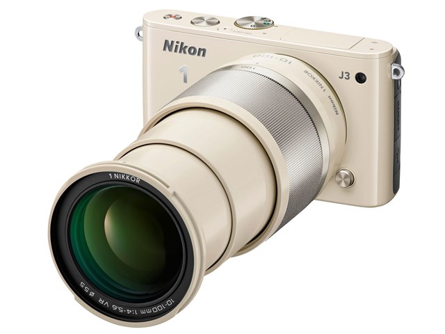 Nikon 1 J3 小型10倍ズームキット [ベージュ]の通販なら: JP-TRADE