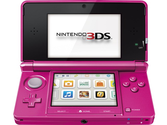 新品✧未使用品 ニンテンドー 3DS 本体＋付属品完備 グロスピンク