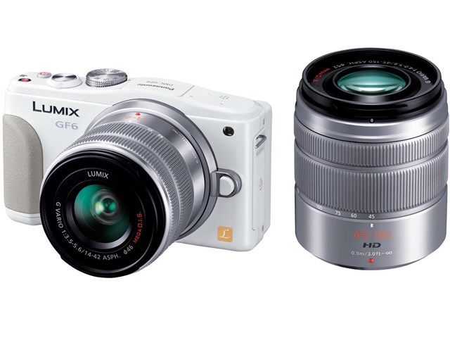 LUMIX DMC-GF6W-W ダブルズームレンズキット [ホワイト]の通販なら: JP