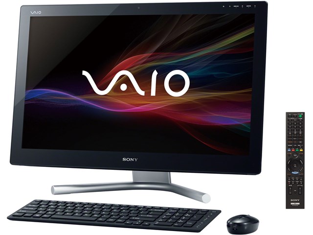 送料無料 テレビ タッチ可 中古良品 一体型PC 24型 SVL24148CJB 4コア