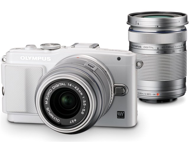 OLYMPUS PEN Lite E-PL6 ダブルズームキット [ホワイト]の通販なら: JP