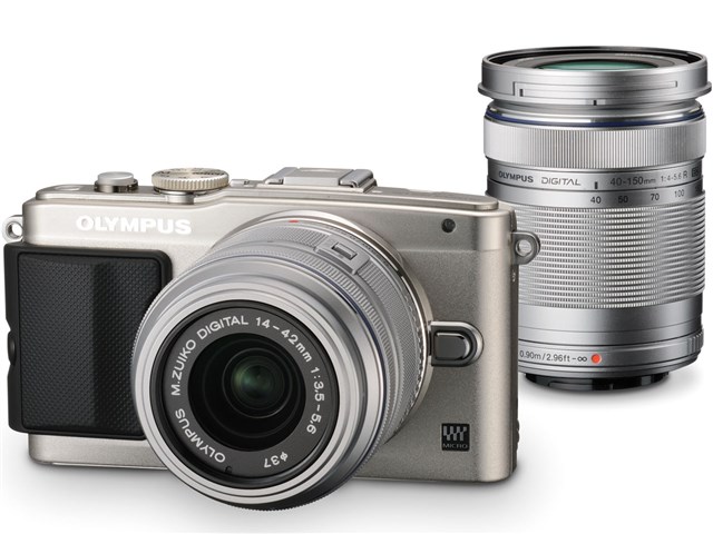 OLYMPUS PEN Lite E-PL6 ダブルズームキット [シルバー]の通販なら: JP