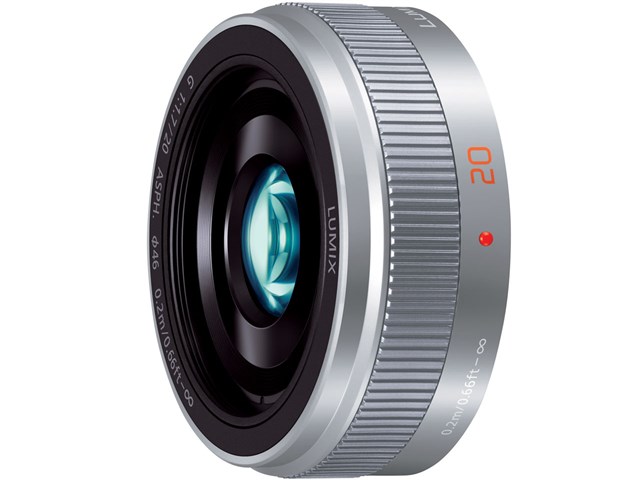 LUMIX G 20mm/F1.7 II ASPH. H-H020A-S [シルバー]の通販なら: カメラ