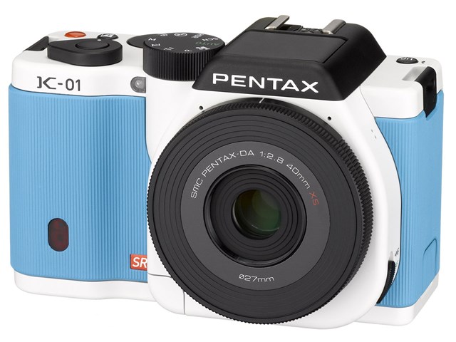 PENTAX K-01 レンズキット [ホワイト×ブルー]の通販なら: JP-TRADE