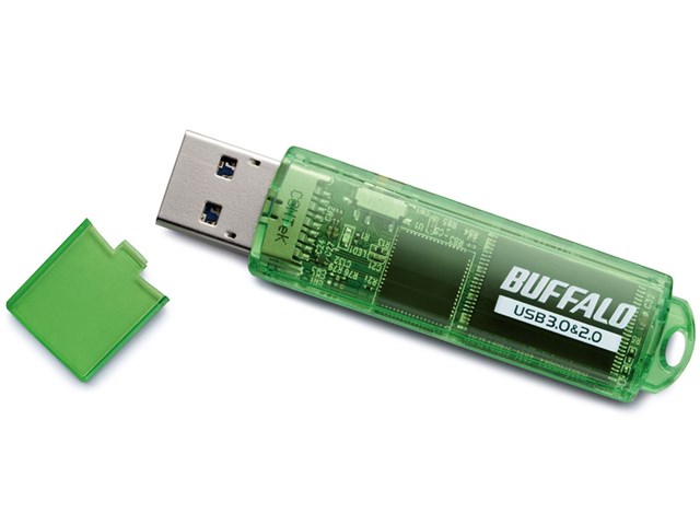 BUFFALO RUF3-C16GA-GR グリーン [USB3.0対応 USBメモリ スタンダード