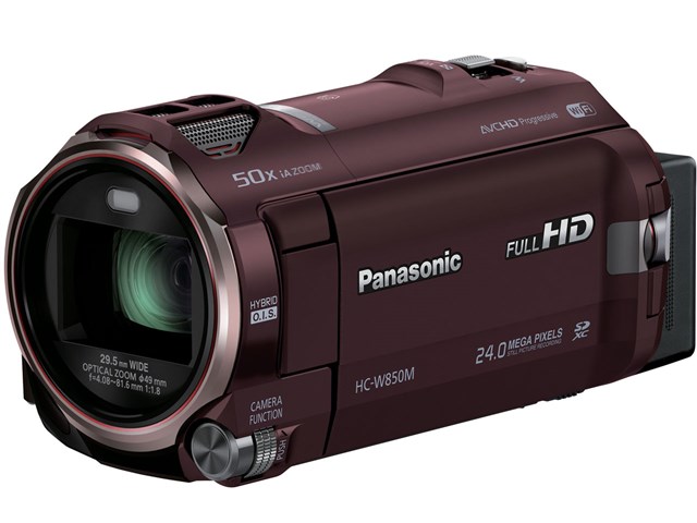 パナソニック ビデオカメラ HC-W850M-T [ブラウン] の通販なら: GRACE