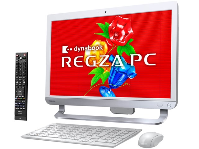 整備済み】東芝製デスクトップパソコン REGZA PC D71リュクスホワイト ...