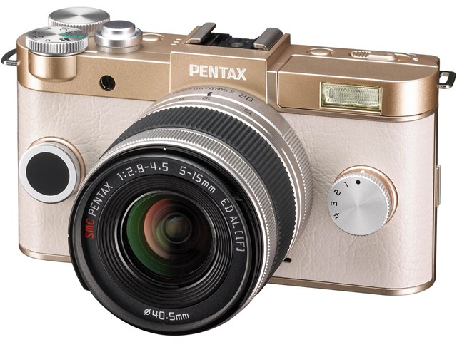 PENTAX Q-S1 ズームレンズキット [シャンパンゴールド×クリーム]の通販