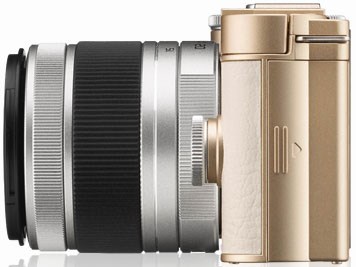 PENTAX Q-S1 ダブルズームキット [シャンパンゴールド×クリーム]の通販