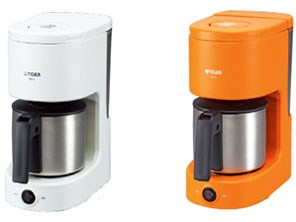 タイガー コーヒーメーカー 6杯用 ホワイト ACC-S060-W Tiger