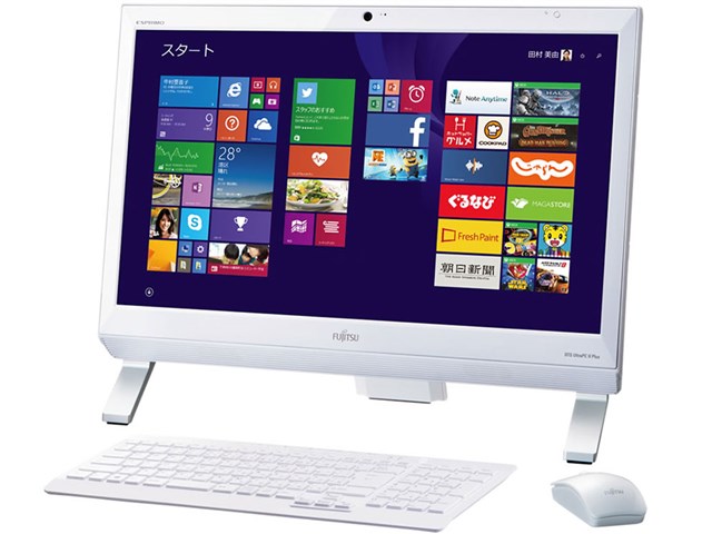 ESPRIMO FH52/T ホワイト デスクトップPC FMV ESPRIMO FH52/T FMVF52TWの通販なら: JP-TRADE plus [Kaago(カーゴ)]