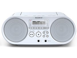 ソニー【SONY】小型・高音質 CDラジオ ホワイト ZS-S40-W☆【ZSS40W