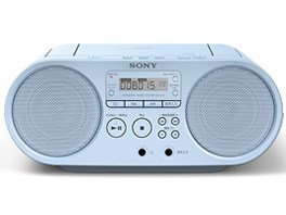 ソニー【SONY】小型・高音質 CDラジオ ブルー ZS-S40-L☆【ZSS40L】の