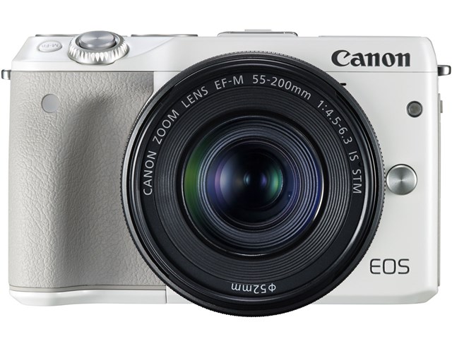 Canon ミラーレス一眼カメラ EOS M3 ダブルズームキット(ホワイト) EF
