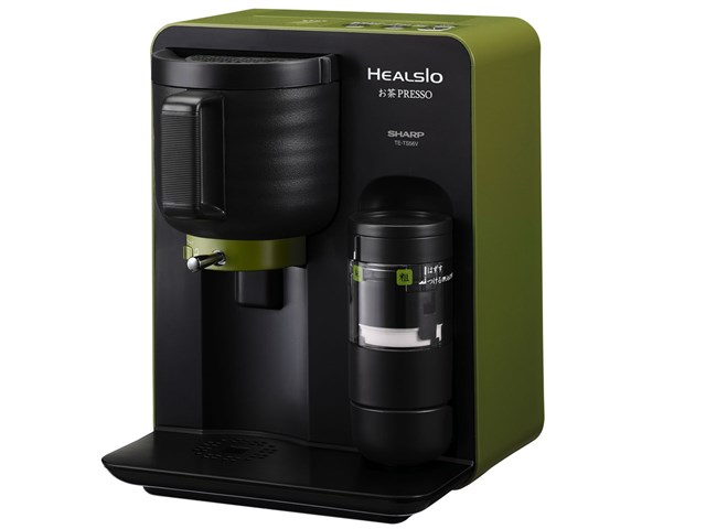 [美品] ヘルシオ お茶メーカー お茶ミル SHARP TE-TS56V-G Amazon | SHARP ヘルシオお茶プレッソ グリーン系 湯ざまし機能付き TE