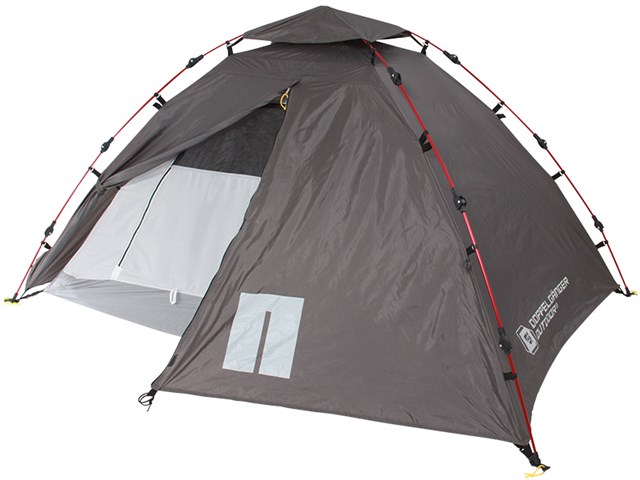 Doppelganger T2 275 ブラック ライダーズワンタッチテント 大人2名用 の通販なら Premoa Kaago カーゴ