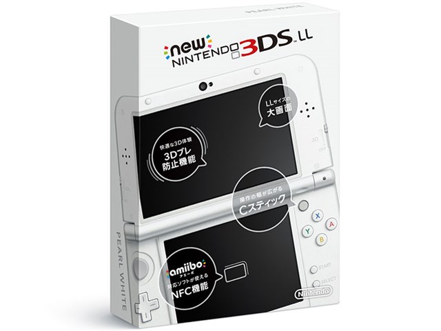 Newニンテンドー3DS LL パールホワイト 任天堂の通販なら: @Next