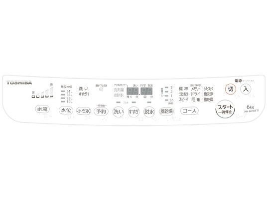 東芝 AW-6D3M-T 全自動洗濯機 6kg ブラウンの通販なら: セイカ