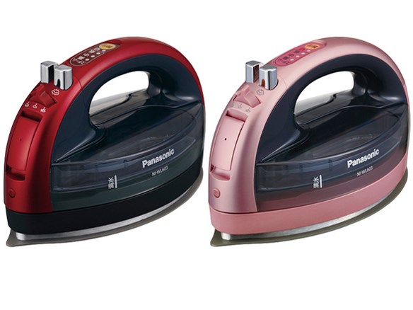 パナソニック【Panasonic】コードレススチームアイロン NI-WL603-P