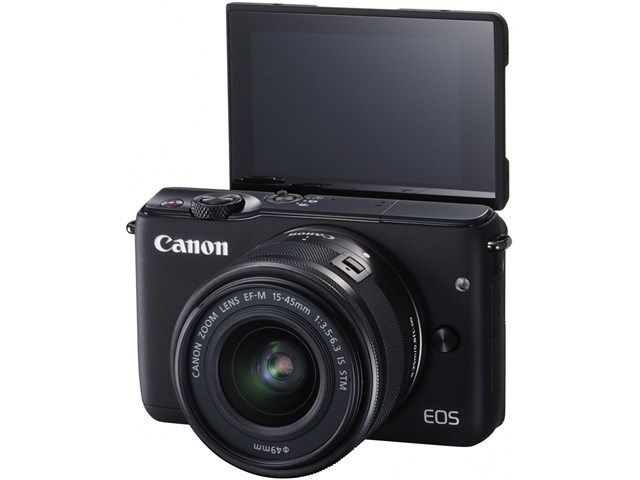 人気高評価Canon EOS M10 EF-M15-45 IS STM レンズキット BK デジタルカメラ