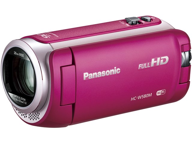 パナソニック デジタルハイビジョンビデオカメラ ピンク HC-W580M-Pの ...