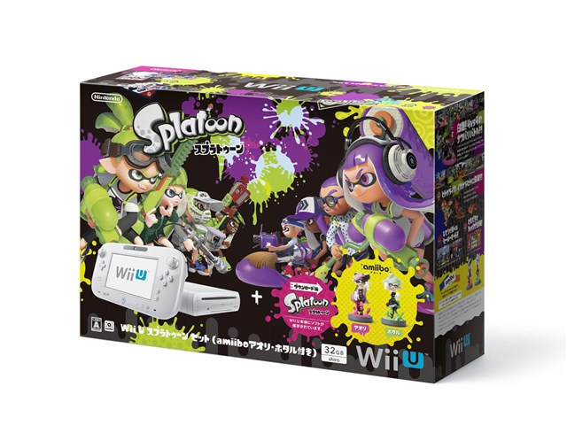 △Wii U スプラトゥーン セット (amiibo アオリ・ホタル付き