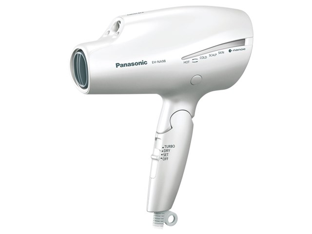 パナソニック【Panasonic】ヘアードライヤー ナノケア EH-NA98-W（白