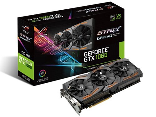 ROG STRIX-GTX1060-O6G-GAMING [PCIExp 6GB]の通販なら: SMART1-SHOP 