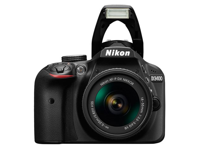 ニコン【Nikon】D3400 18-55 VR レンズキット [ブラック] D3400-18