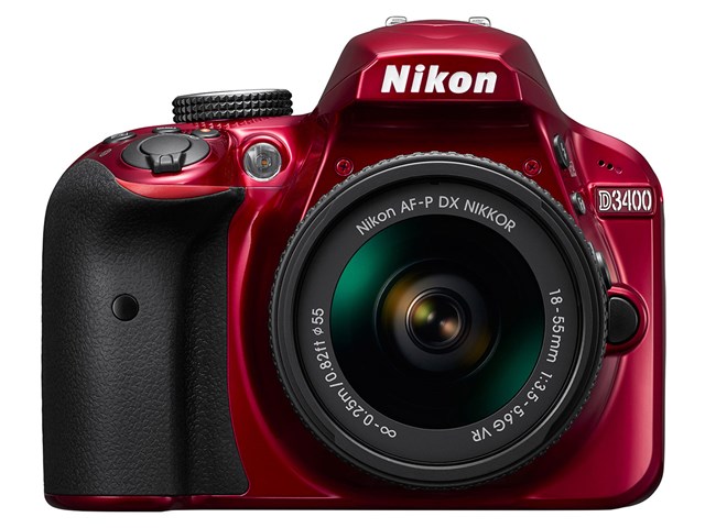 高評価の贈り物 Nikon D3400 レッド ダブルズームキット デジタル